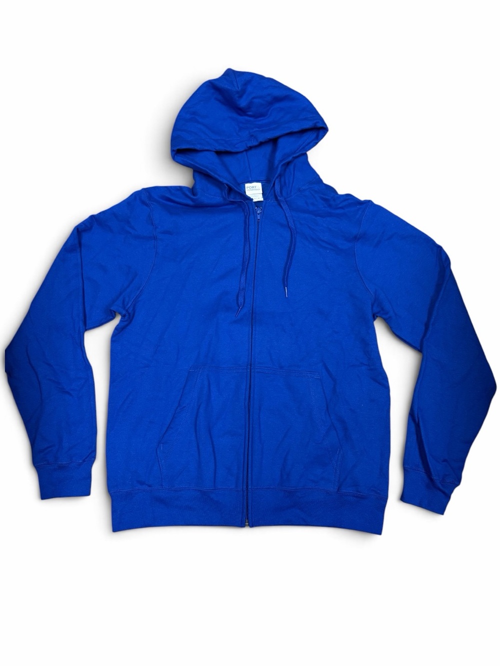 Classic Zip-Up Hoodie Jacket - Royal Blue Mens